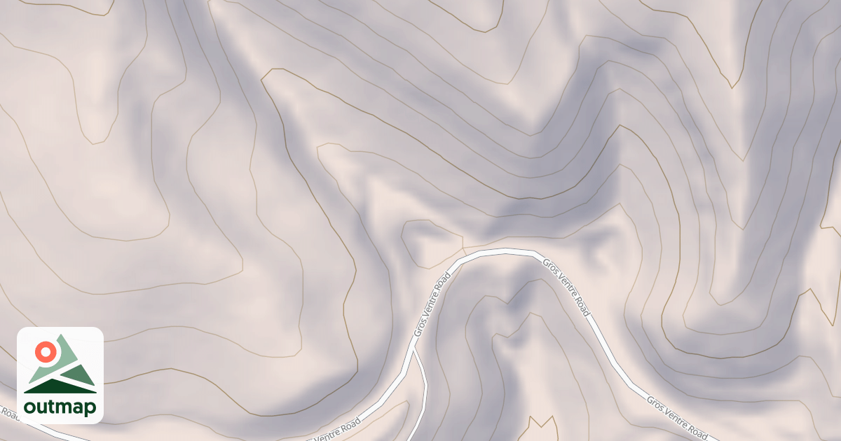 Map of GROS VENTRE DISP REC SITE