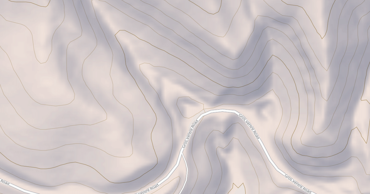 Map preview of GROS VENTRE DISP REC SITE