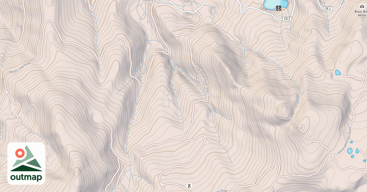 Map of HIGHGRADE SPUR C