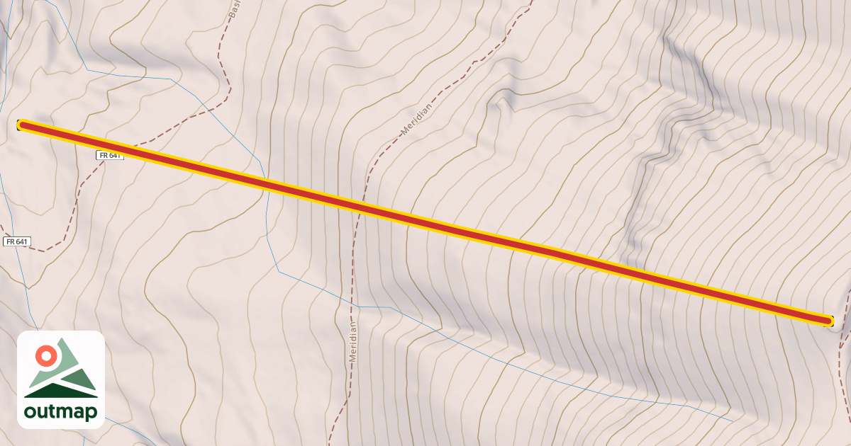 Map of Gold Hill Express