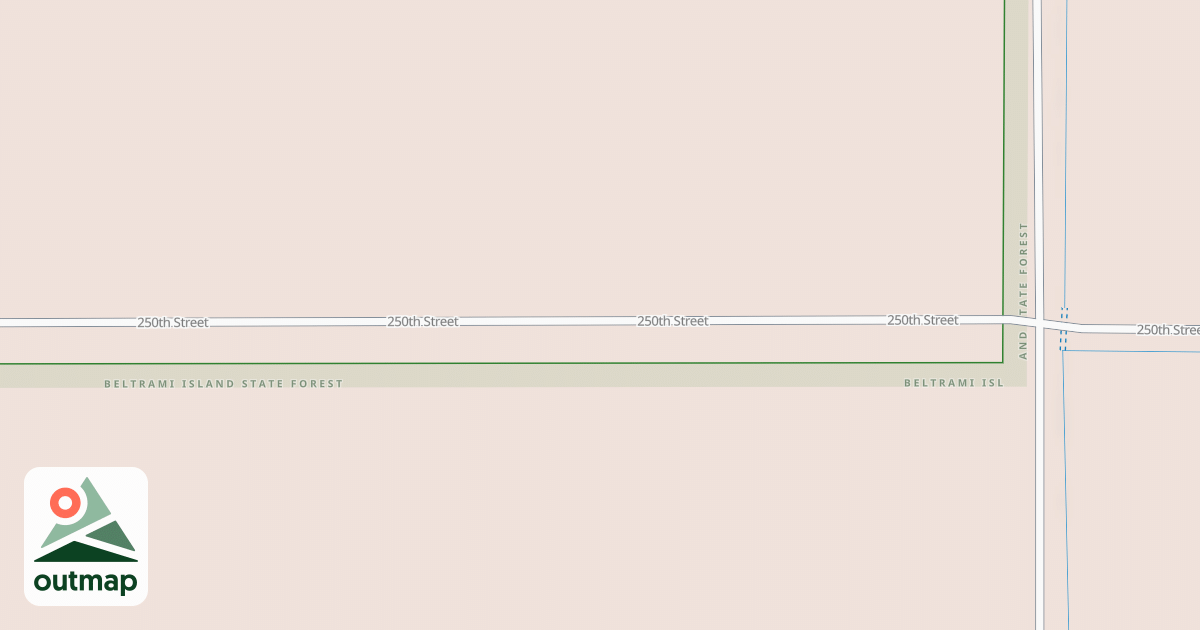 Map of Warroad/Roseau Trails