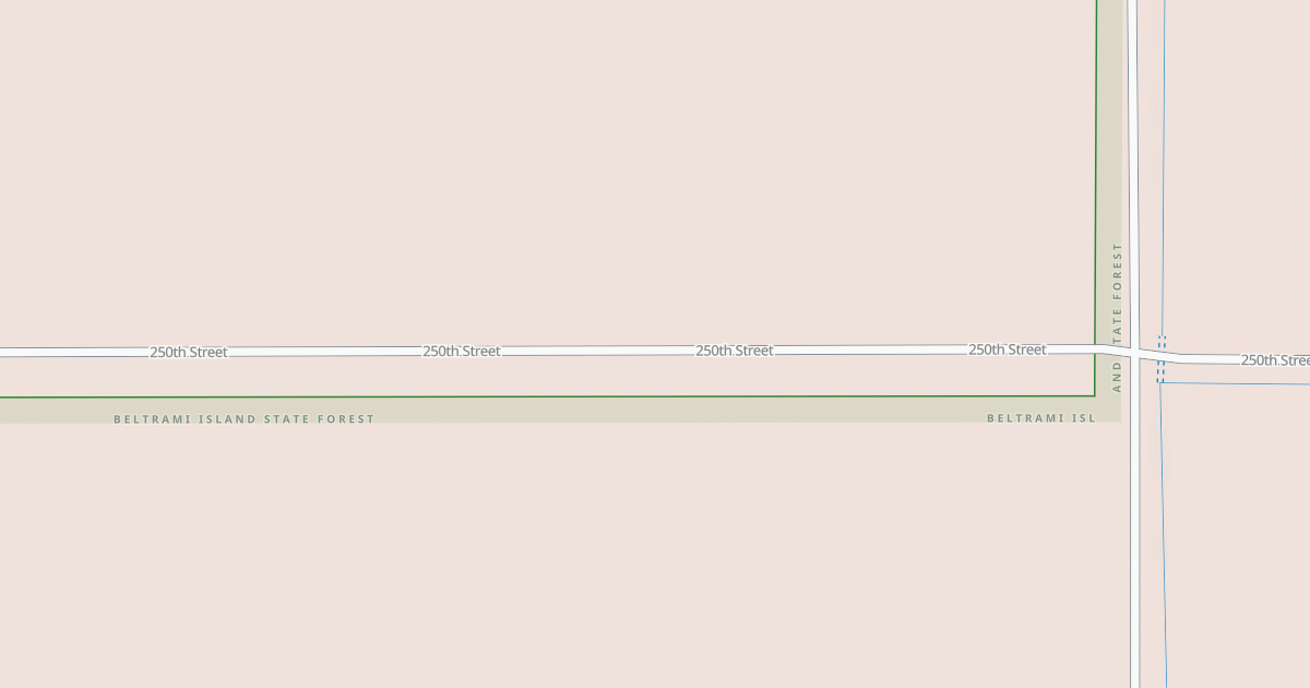 Map preview of Warroad/Roseau Trails