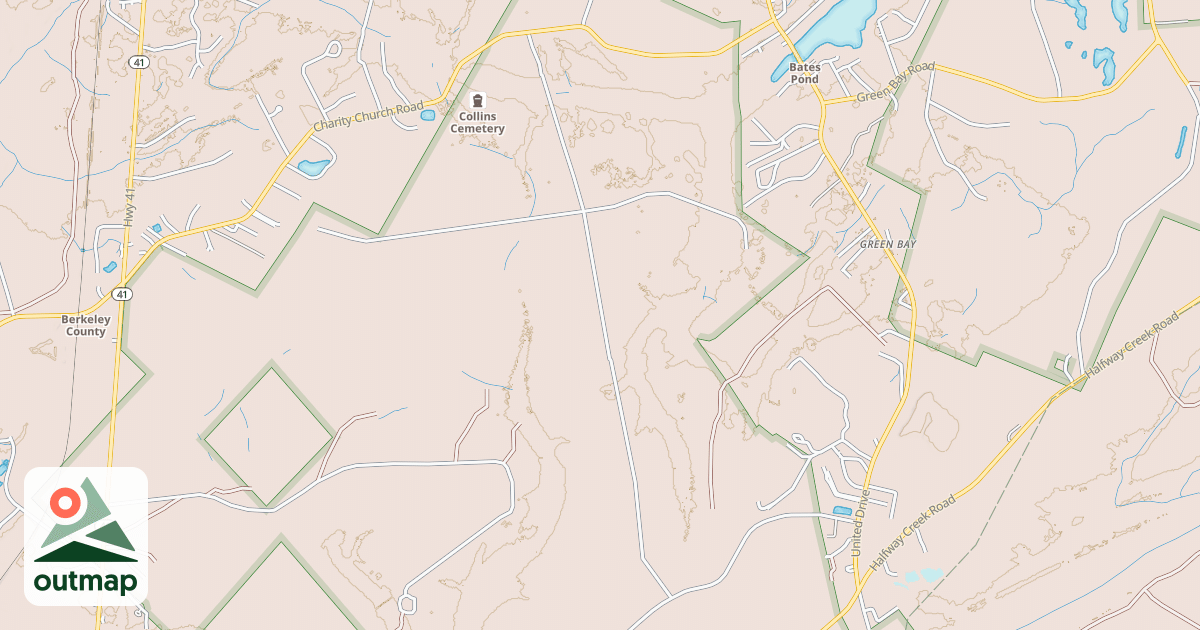 Map of BENNETT BRANCH
