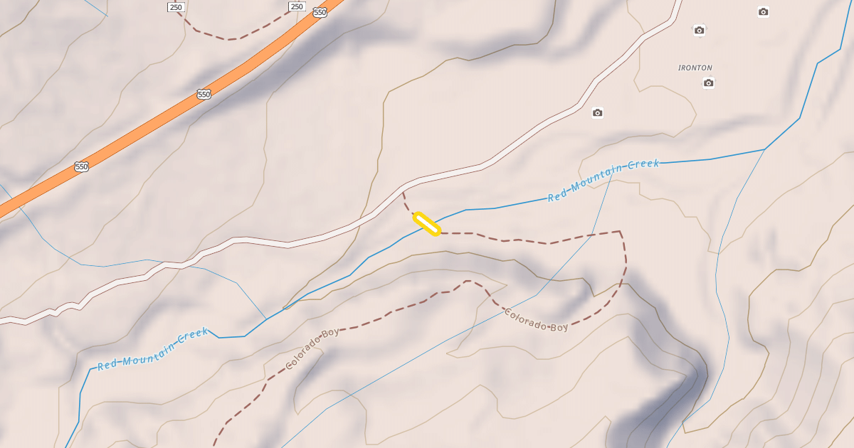Map preview of Townsite Loop