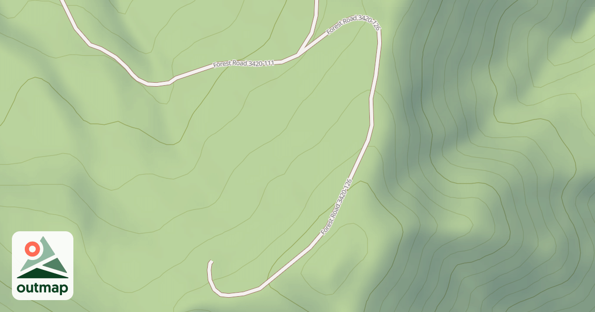 Map of USFS Motor Vehicle Use Map Roads {BB593AB0-3ABB-4297-830D-F8A61EF6A2E7}