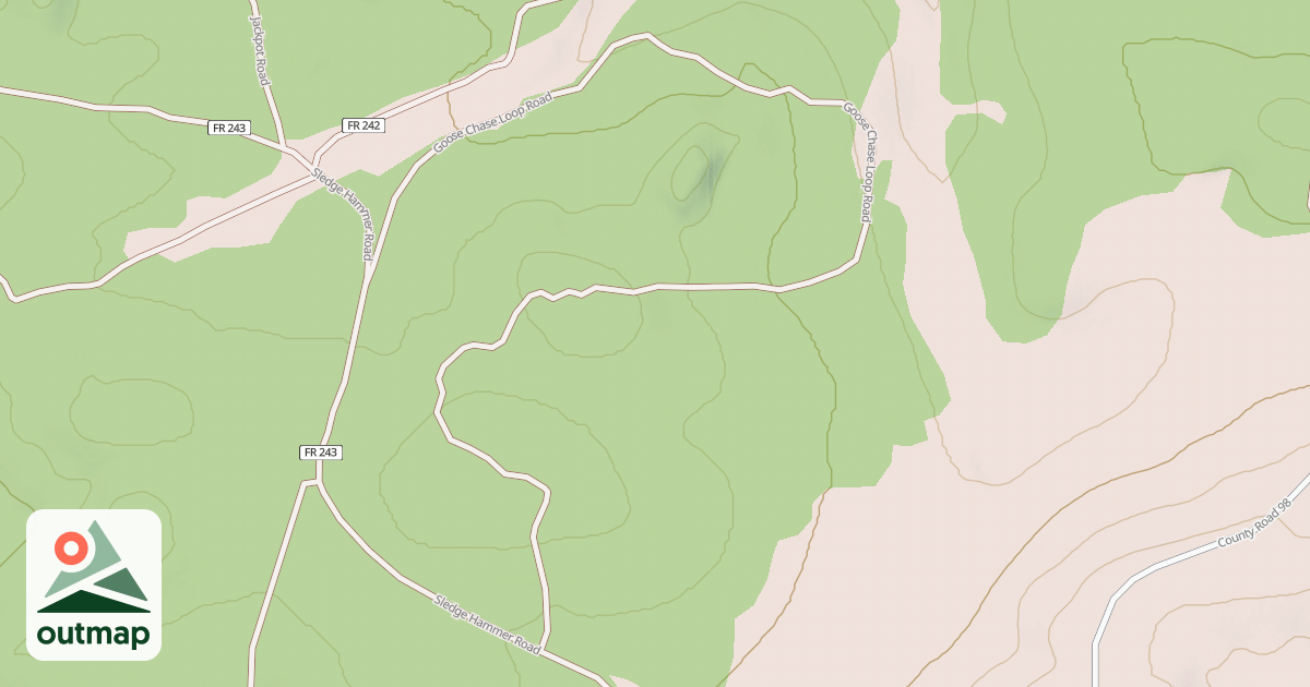 Map of GOOSE CHASE LOOP
