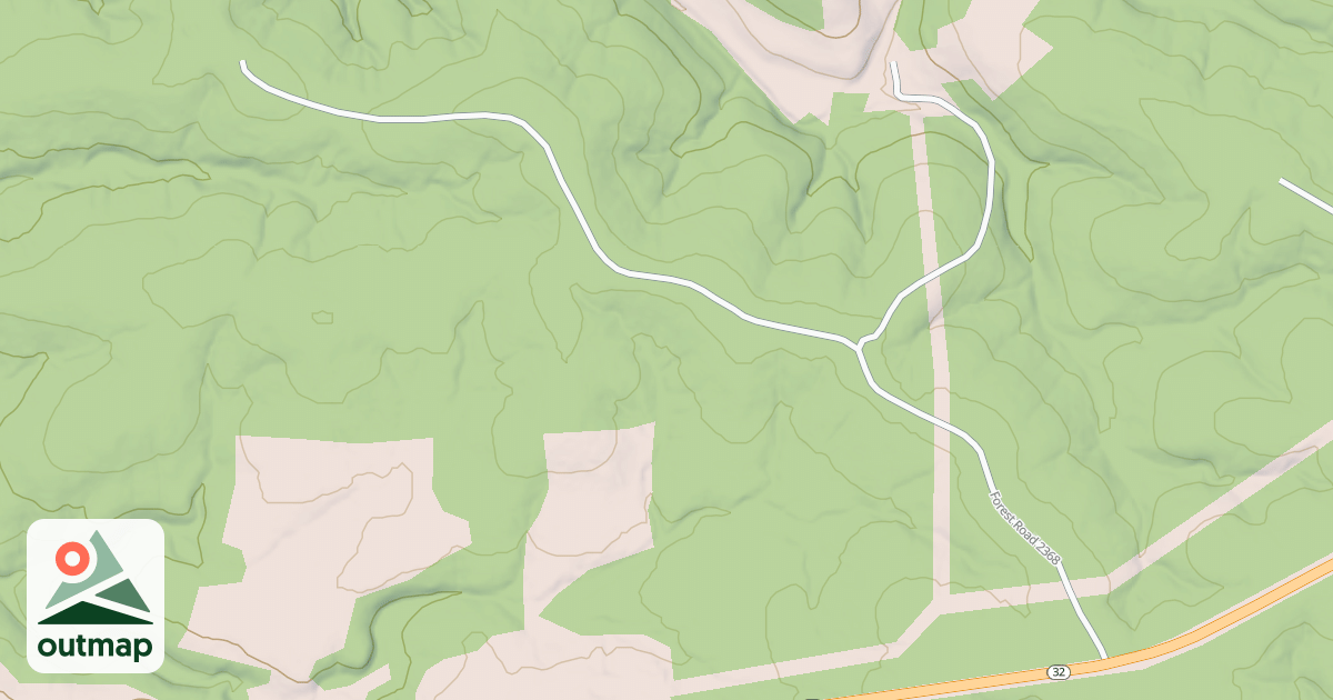 Map of TINKER HOLLOW