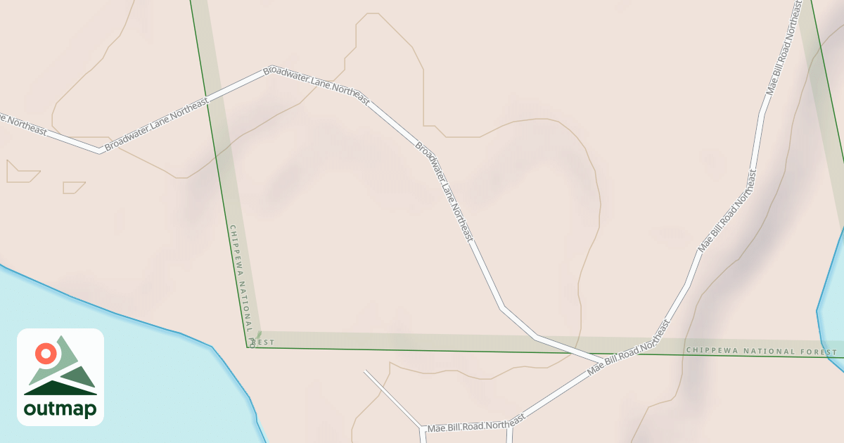 Map of BOARDWATER LANE NORTHEAST