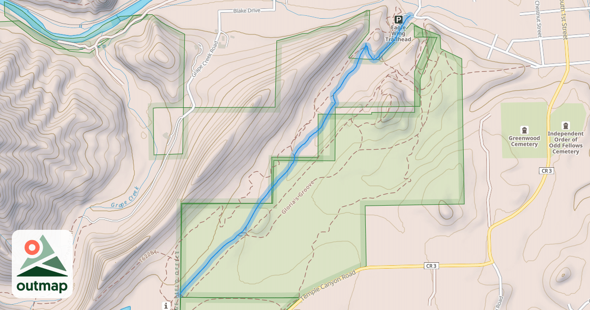 Map of Wagon Trail
