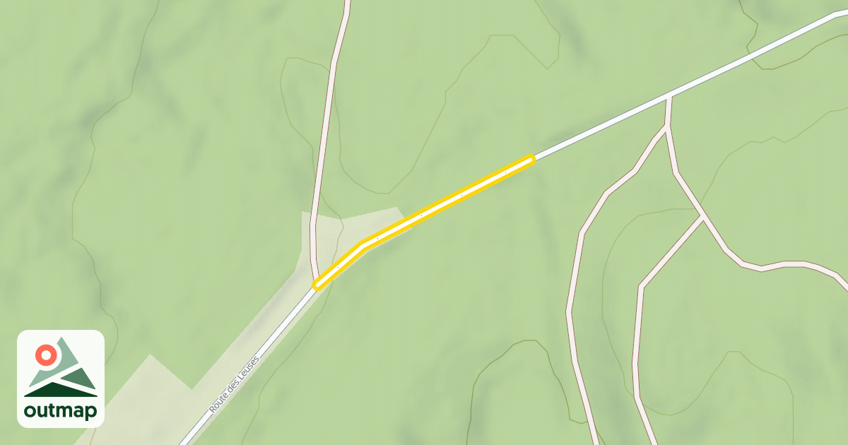 Map of Route des Leuses