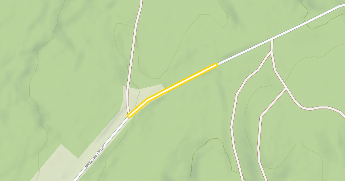 Map preview of Route des Leuses