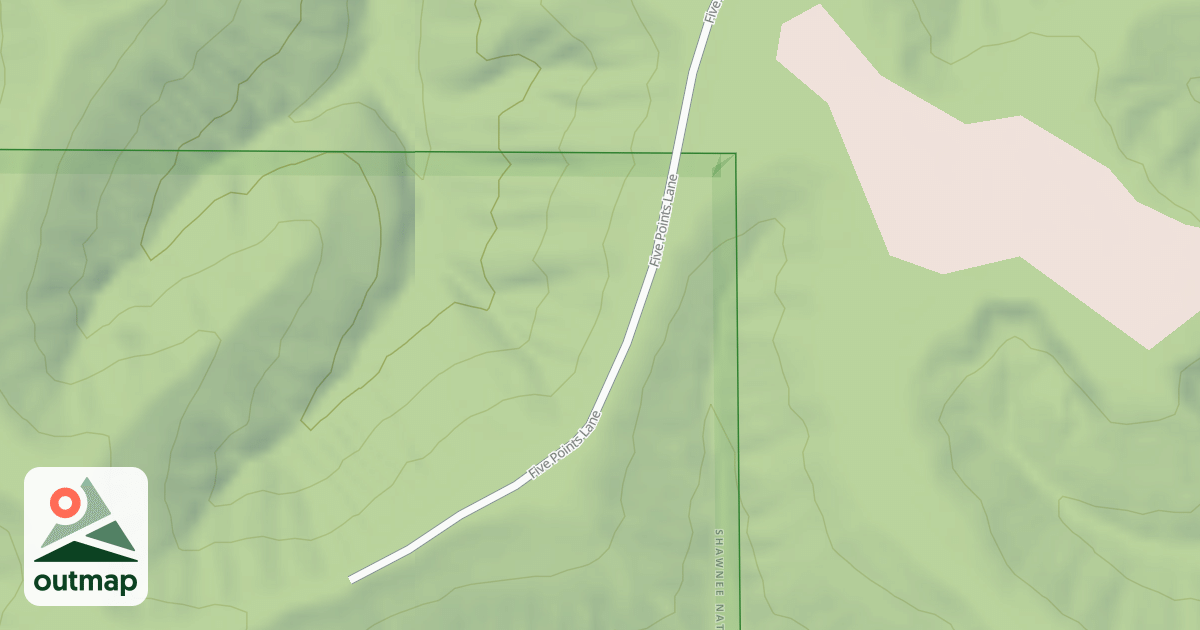 Map of CANY RIDGE RD