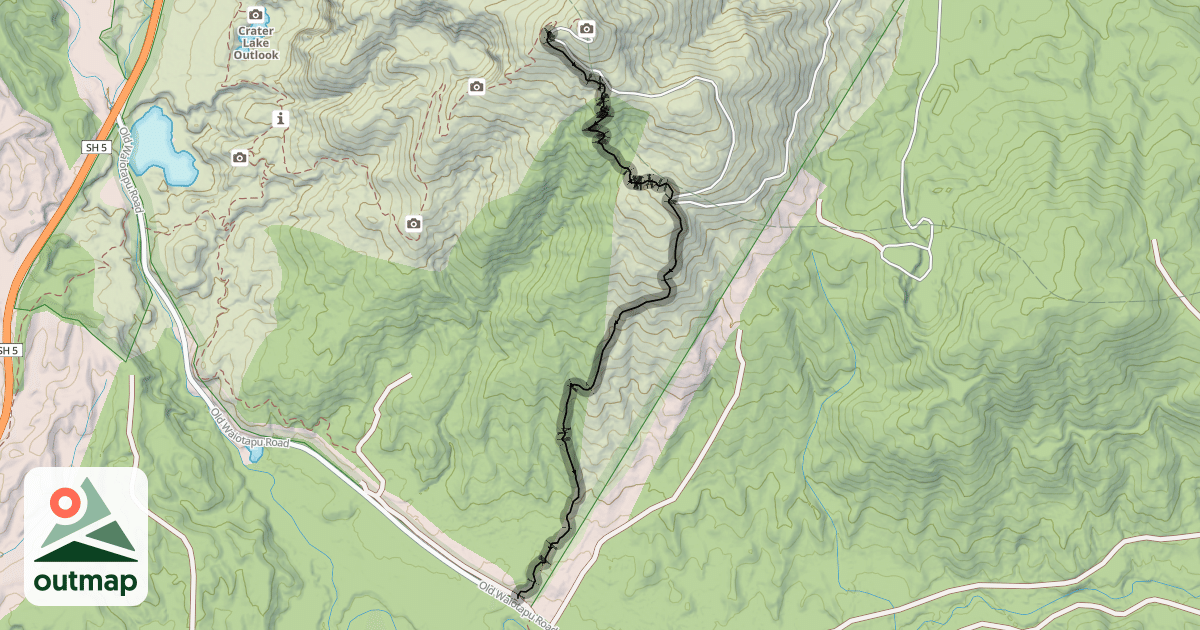 Map of Te Ranga trail
