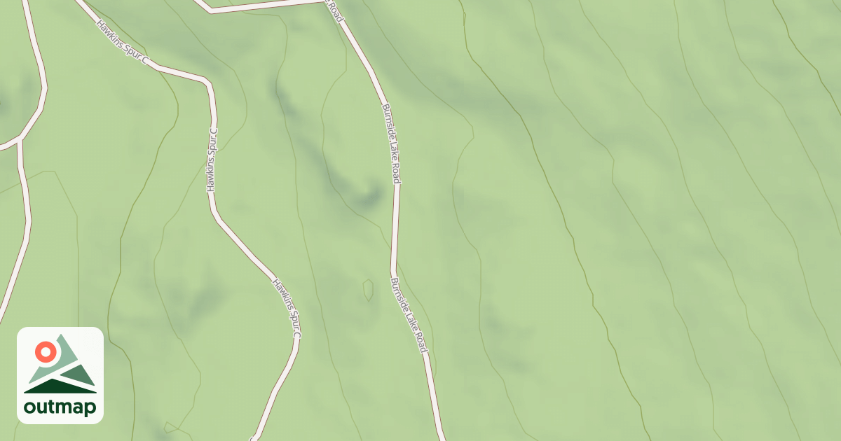 Map of BURNSIDE SPUR H