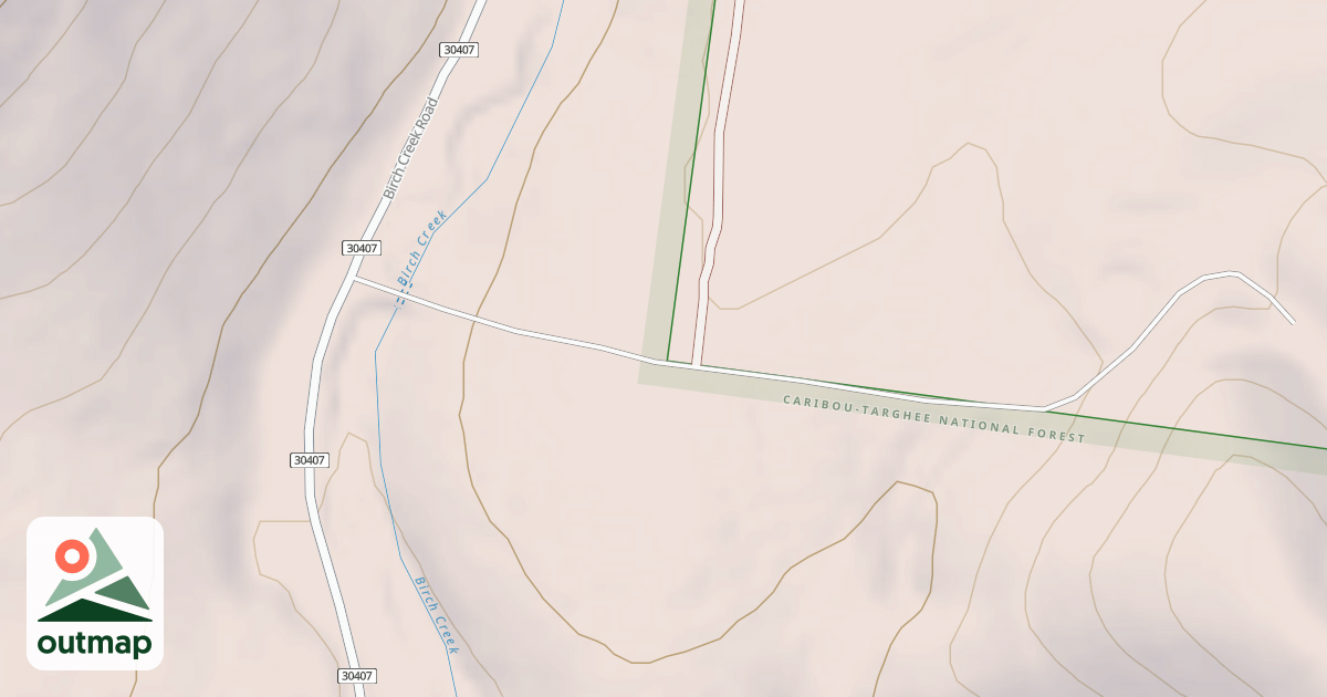 Map of HULL VALLEY PVT ACCESS RD