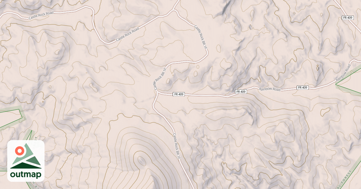 Map of CASTLE ROCK BR 1F