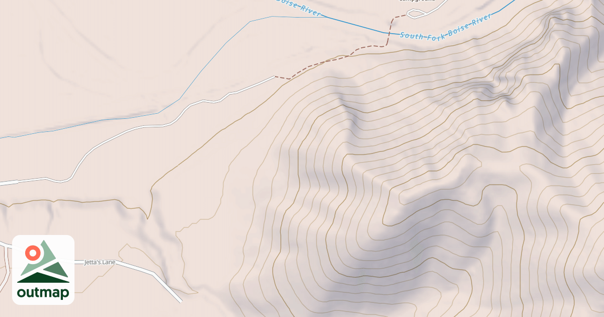 Map of ABBOT GULCH TRAIL