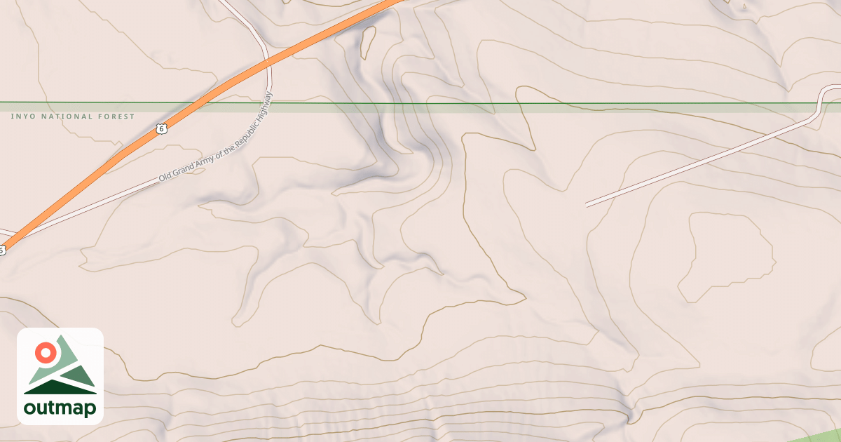 Map of USFS Motor Vehicle Use Map Roads {75EA4FF9-0FEC-41BC-A819-AEF8A486CE28}