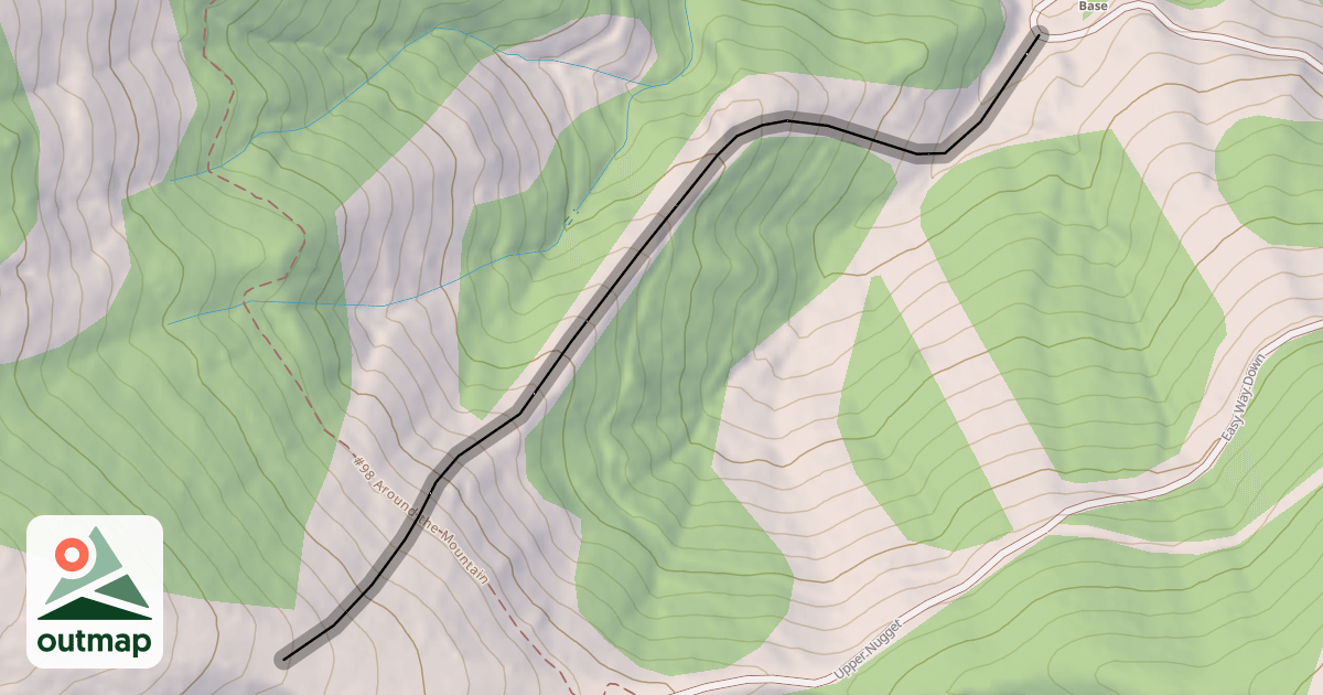 Map of Mary's Ridge