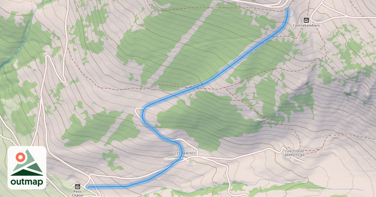 Map of L'Écureuil