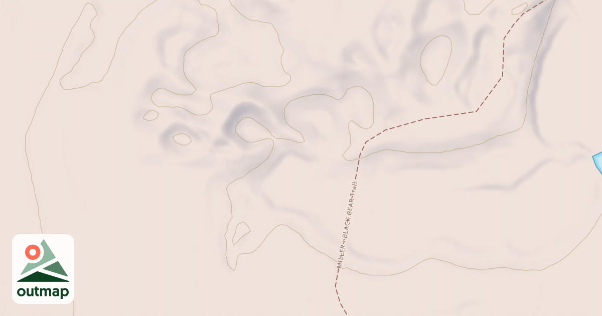 Map of Miller-Black Bear Trail