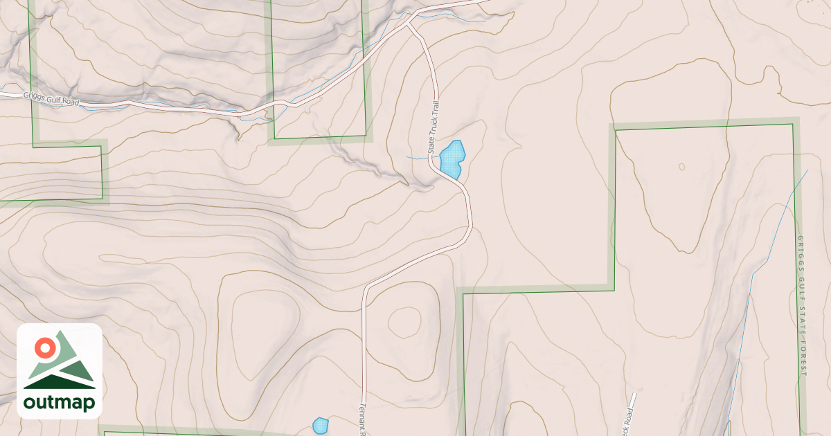 Map of Snowmobile Trail