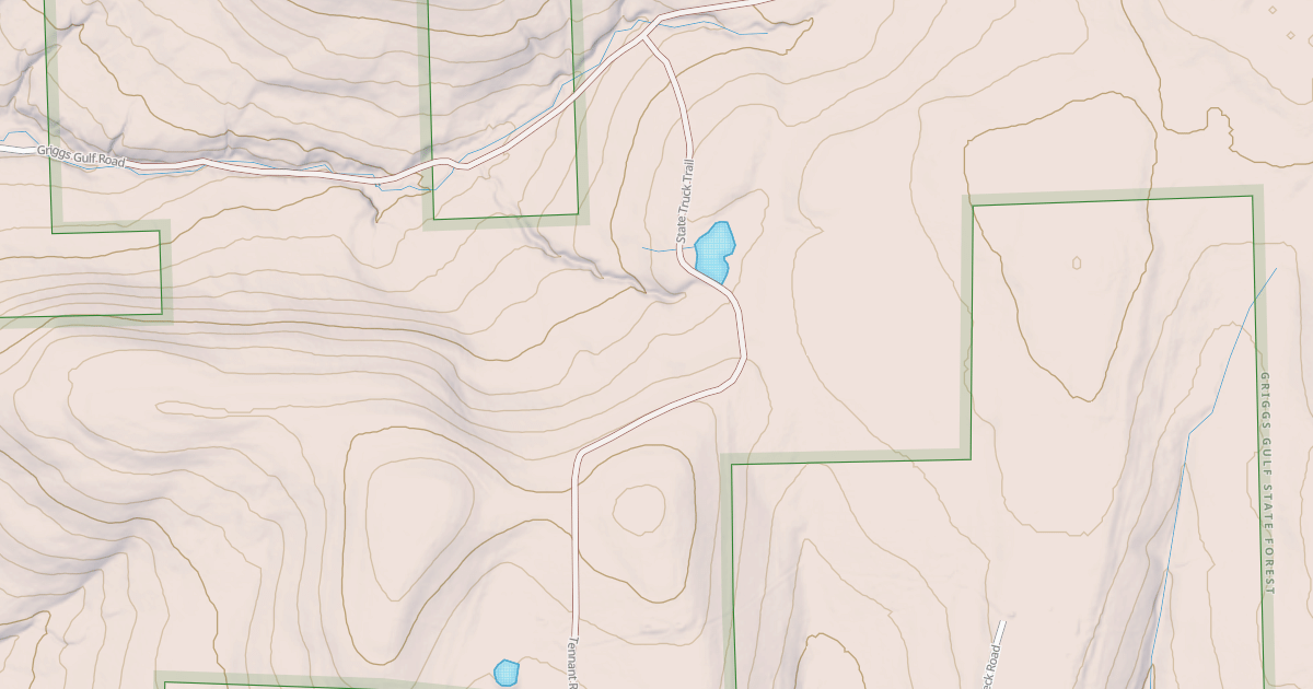 Map preview of Snowmobile Trail