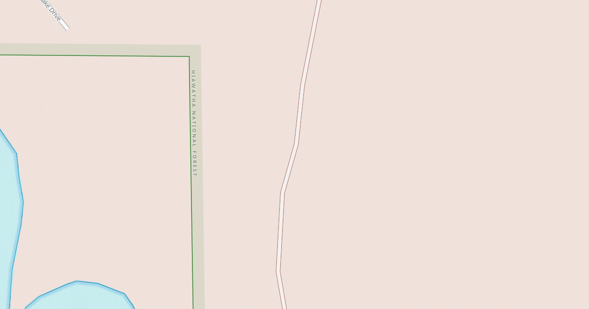 Map preview of CROOKED LAKE ROAD