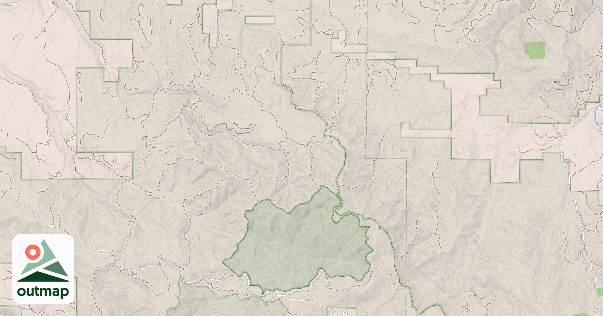 Map of TOWER MTN