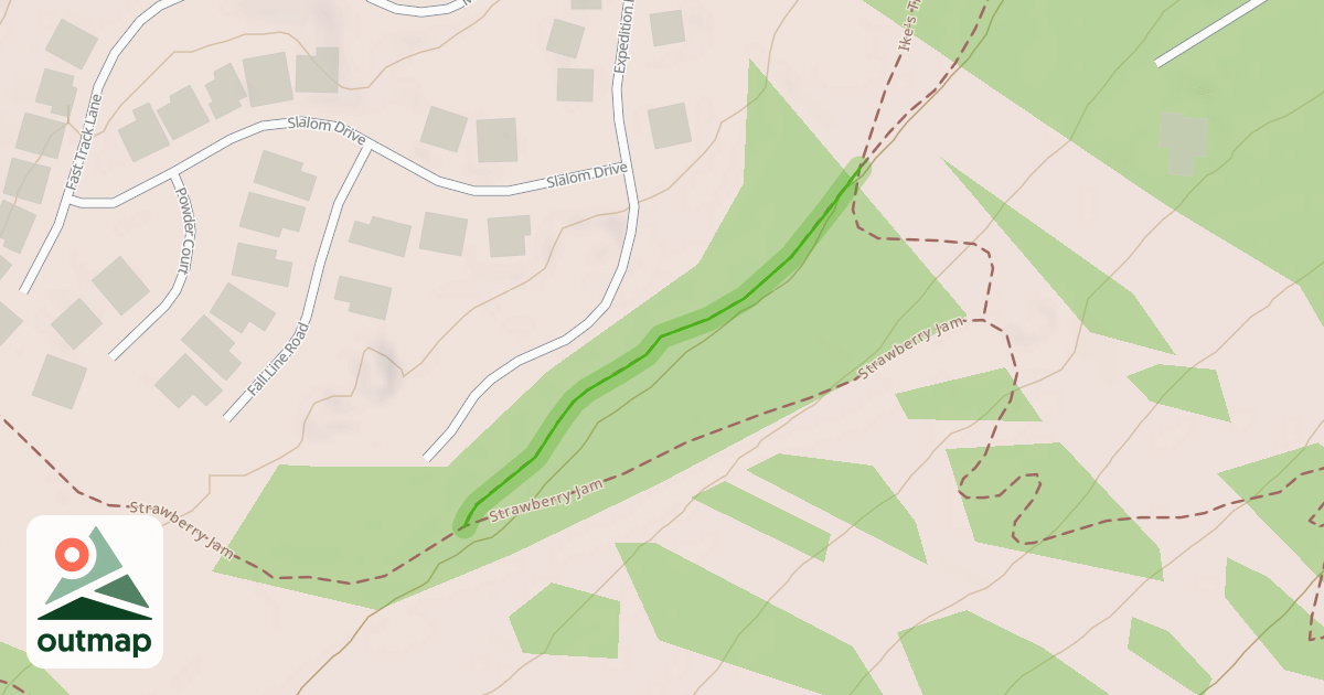 Map of Ike's Trail