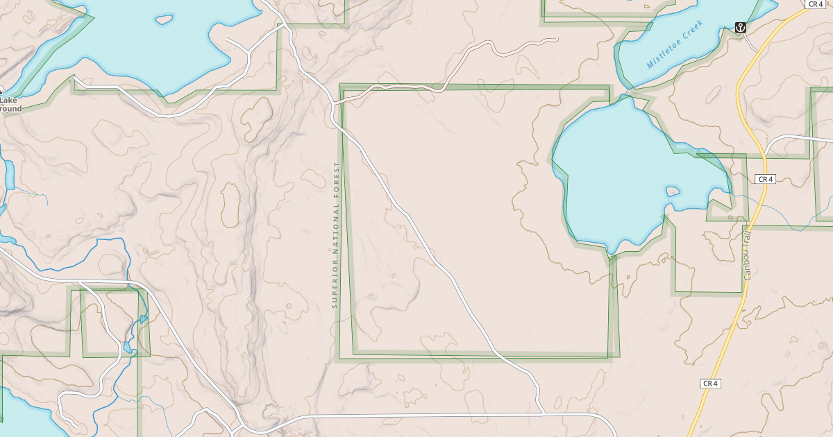 Map preview of LAKE CLARA SPUR F