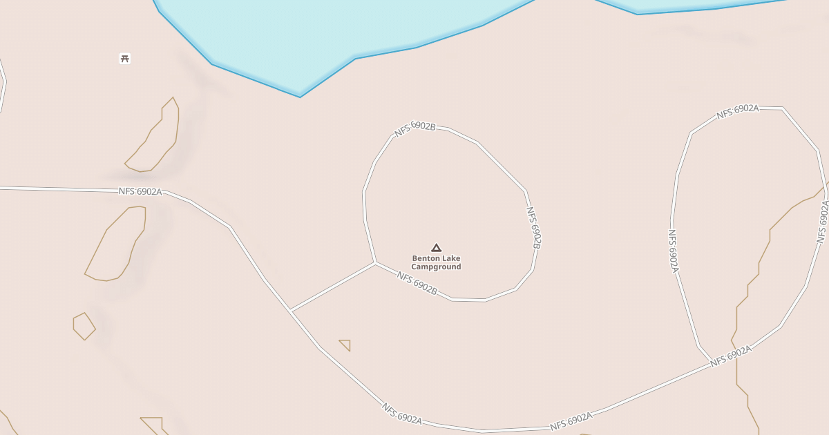 Map preview of BENTON CAMP SPUR