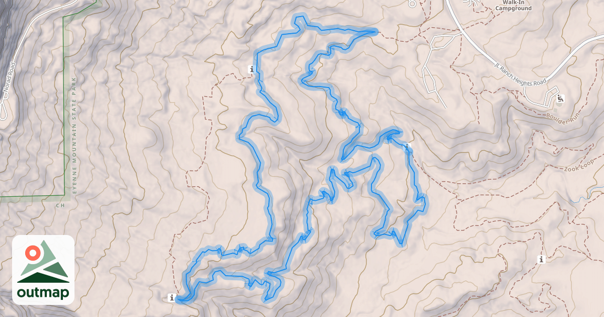 Map of Blackmer Loop
