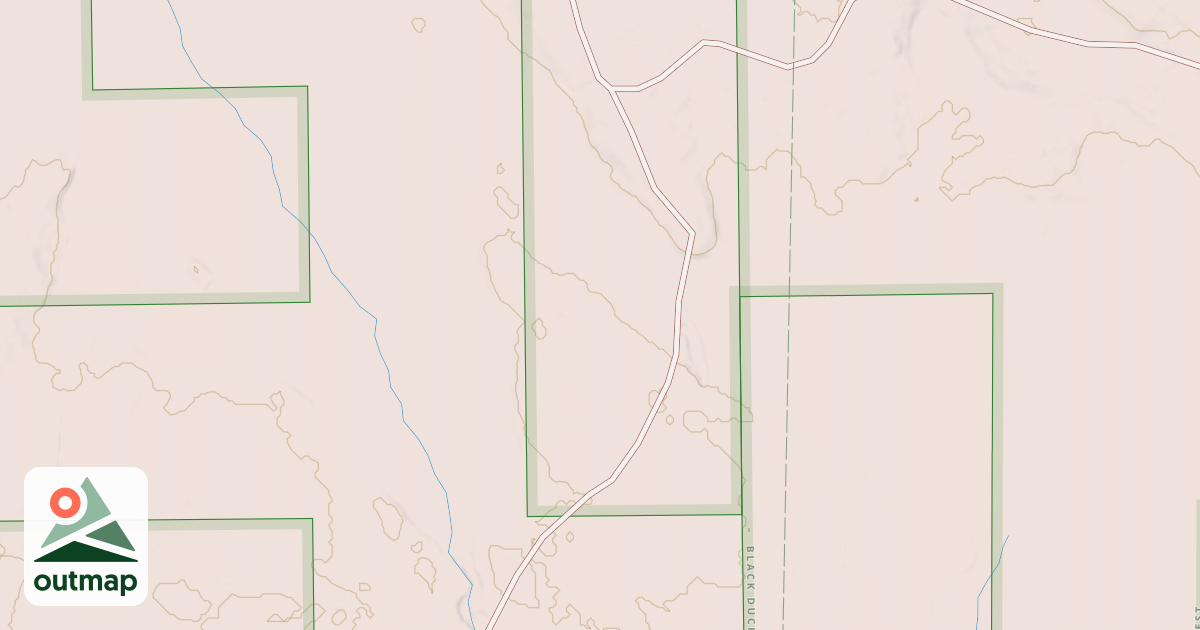 Map of EAST SKIMMERHORN CREEK SPUR A