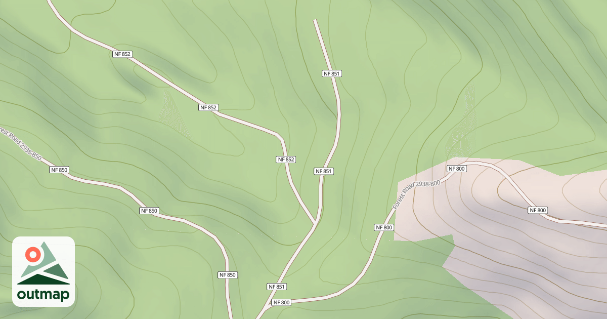 Map of BUCKHORN T.S.