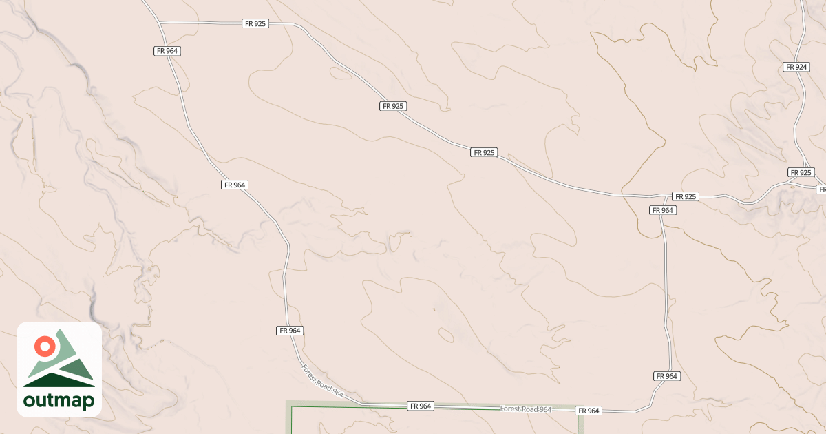 Map of USFS Motor Vehicle Use Map Roads {DA0720AF-3F8A-4243-B2EE-7F70B967666F}