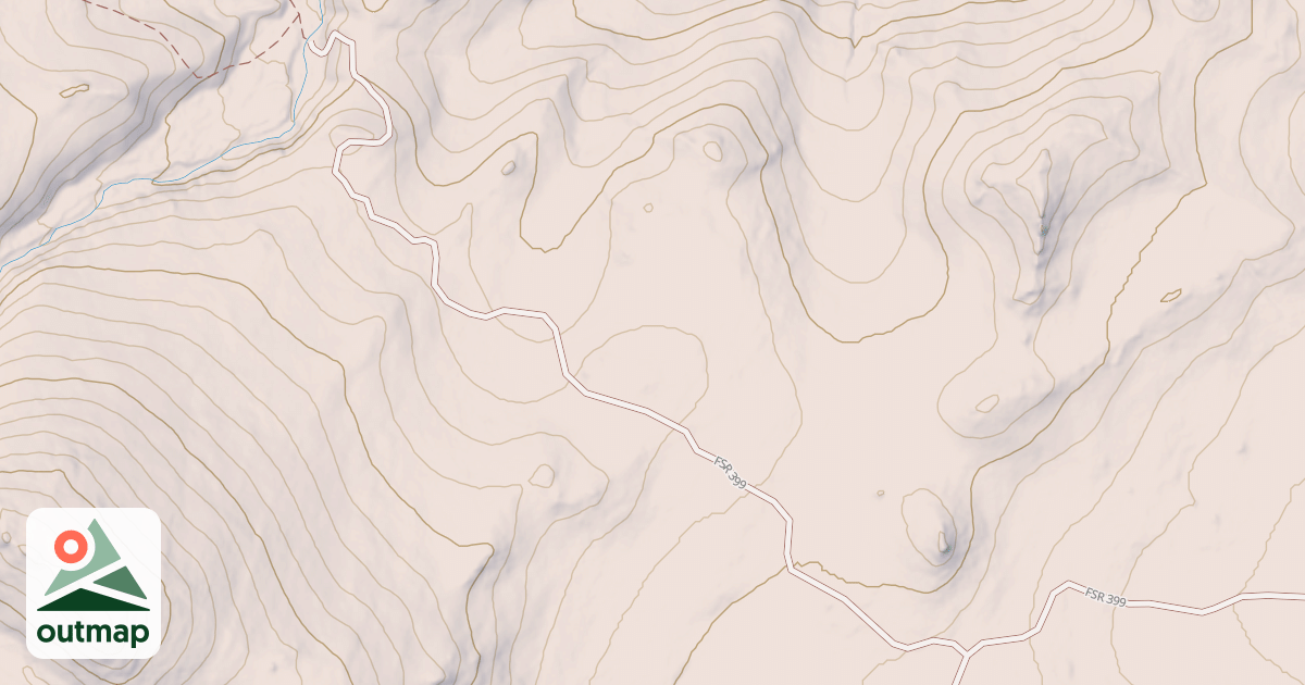 Map of SOUTH ROCK CREEK