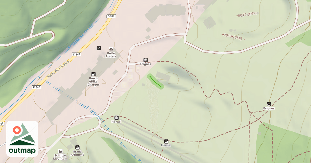 Map of École