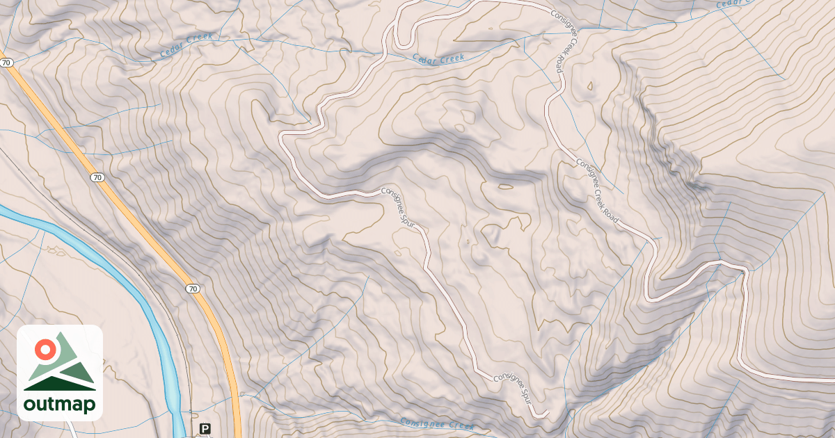 Map of CONSIGNEE SPUR