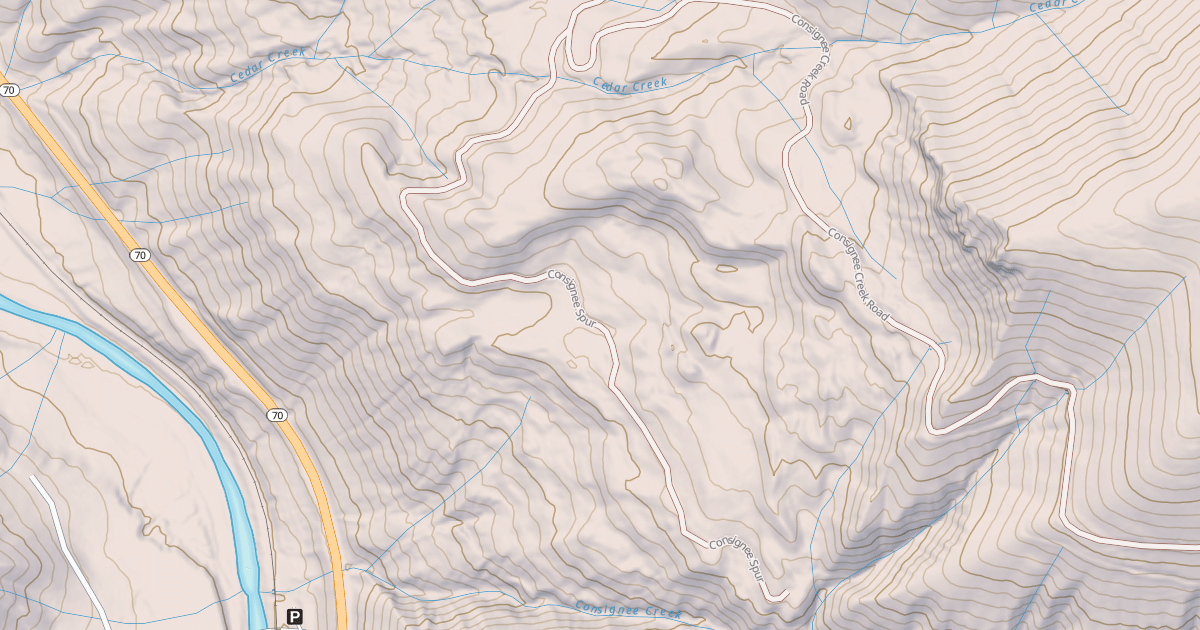 Map preview of CONSIGNEE SPUR