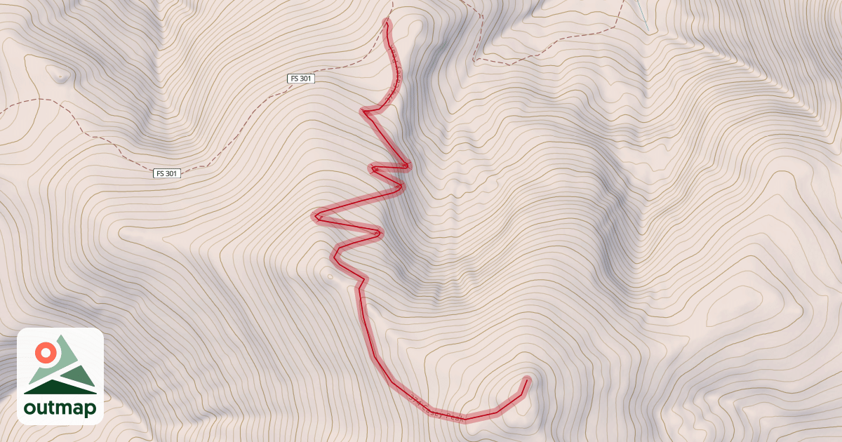 Map of 374 Casey Peak