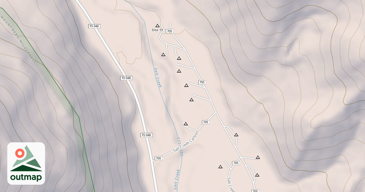 Map of COTTONWOOD CG