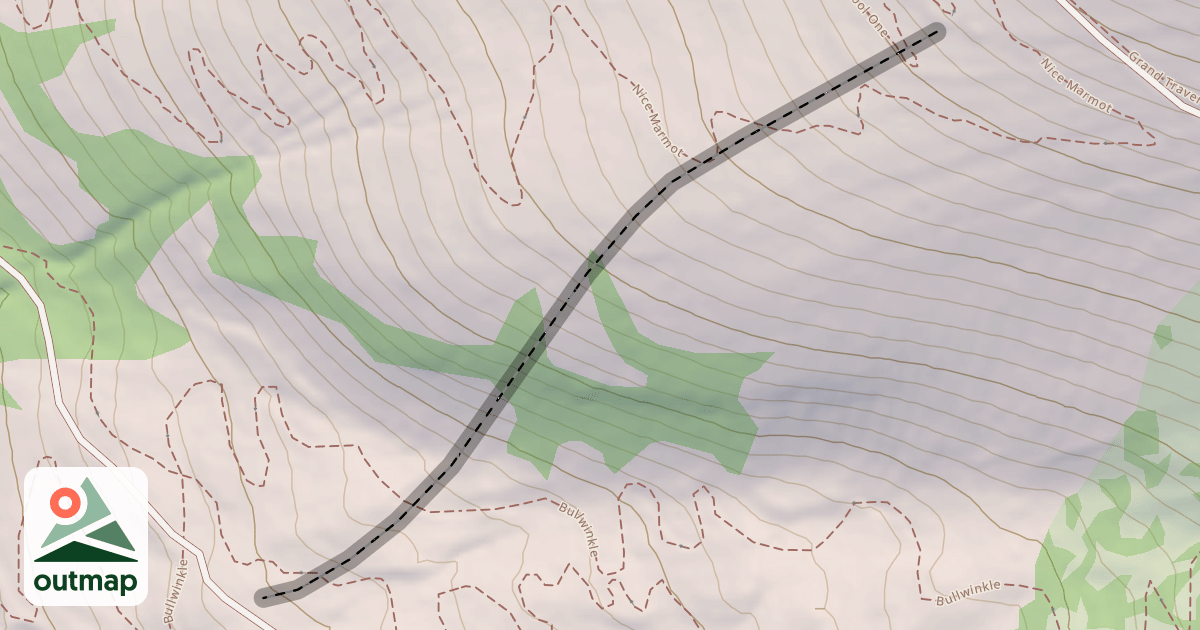 Map of Instructor's Chute