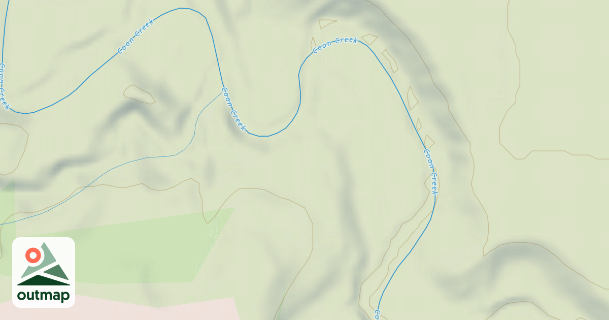 Map of Shady Oaks Native Prairie Adventure Trails