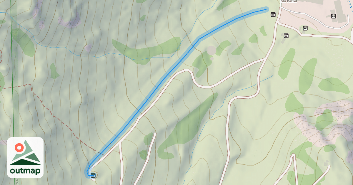 Map of Kangaroo Main Run