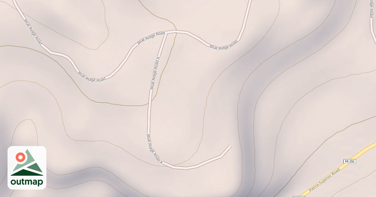 Map of BLUE RIDGE A