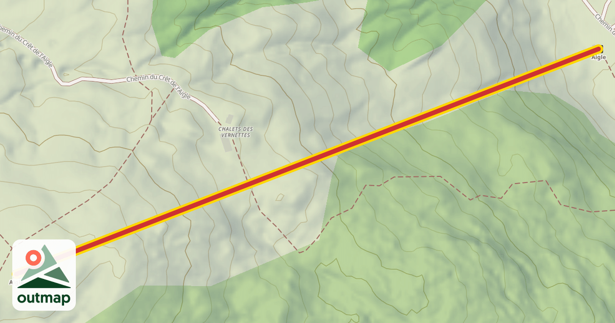 Map of Aigle
