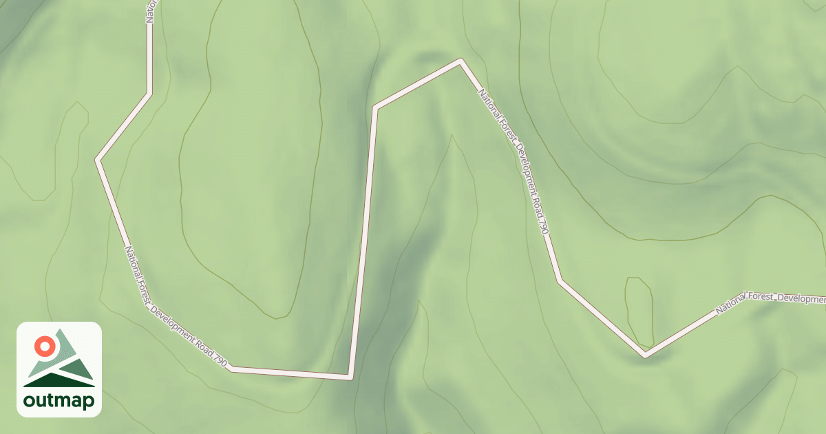 Map of THOMAS MTN