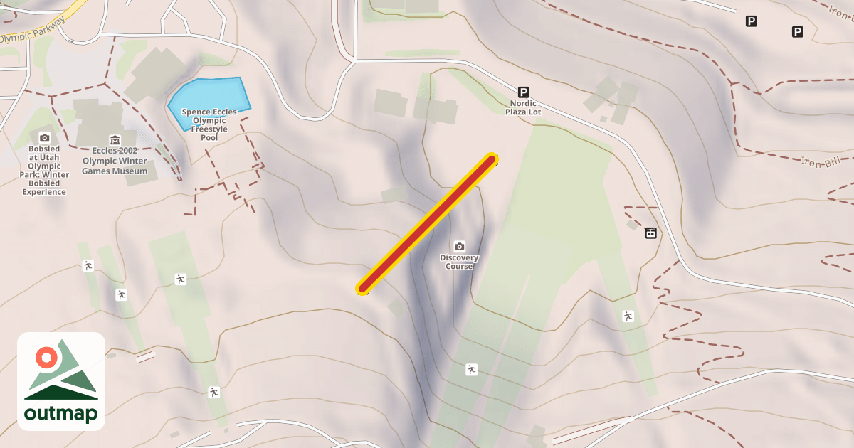 Map of Freestyle Chairlift