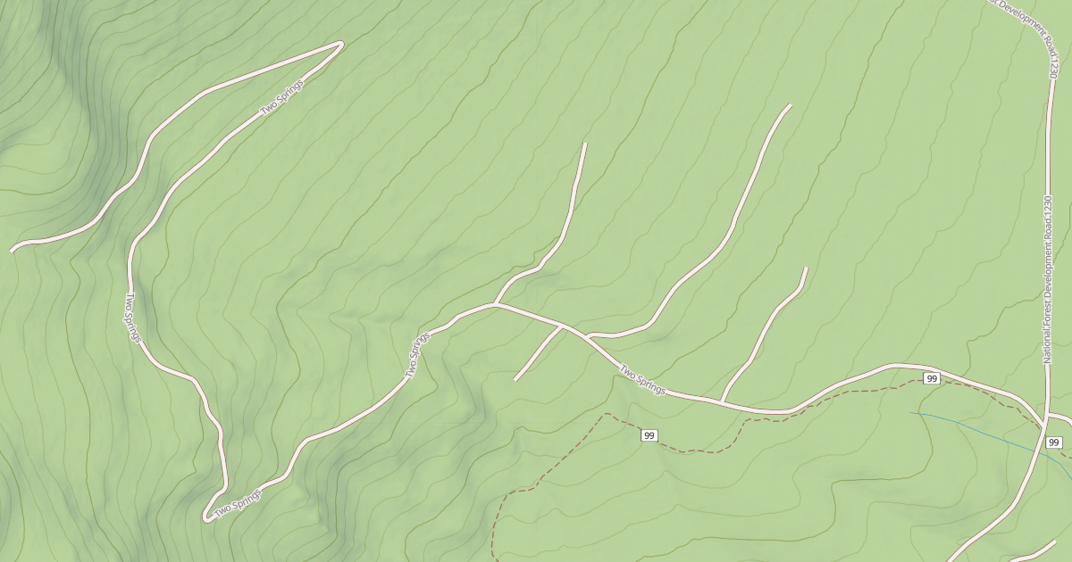 Map preview of TWO SPRINGS